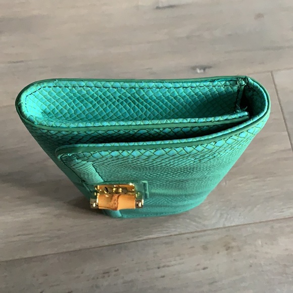 Banana Republic Aqua Green Clutch - Picture 5 of 9